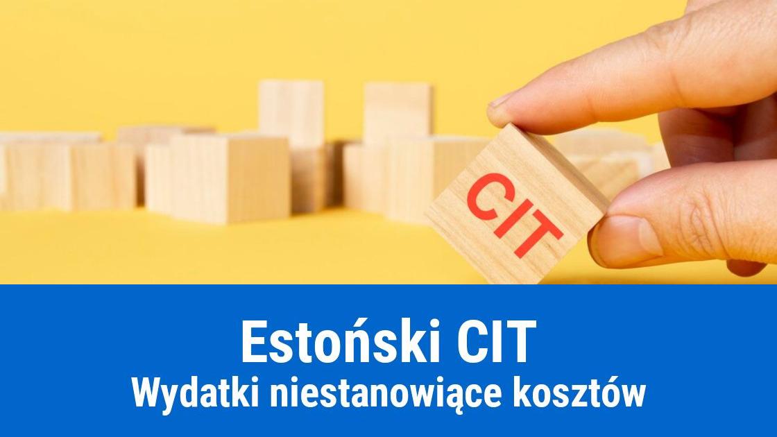 Estoński CIT - jakie wydatki nie stanowią kosztów?
