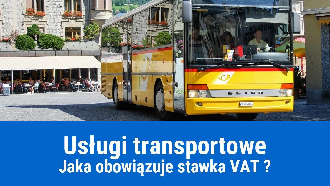 Stawka VAT na usługi transportowe