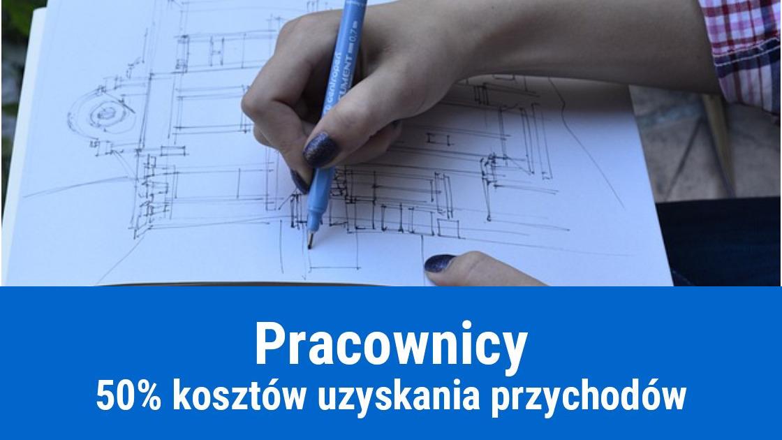 50% kosztów uzyskania przychodów dla pracownika