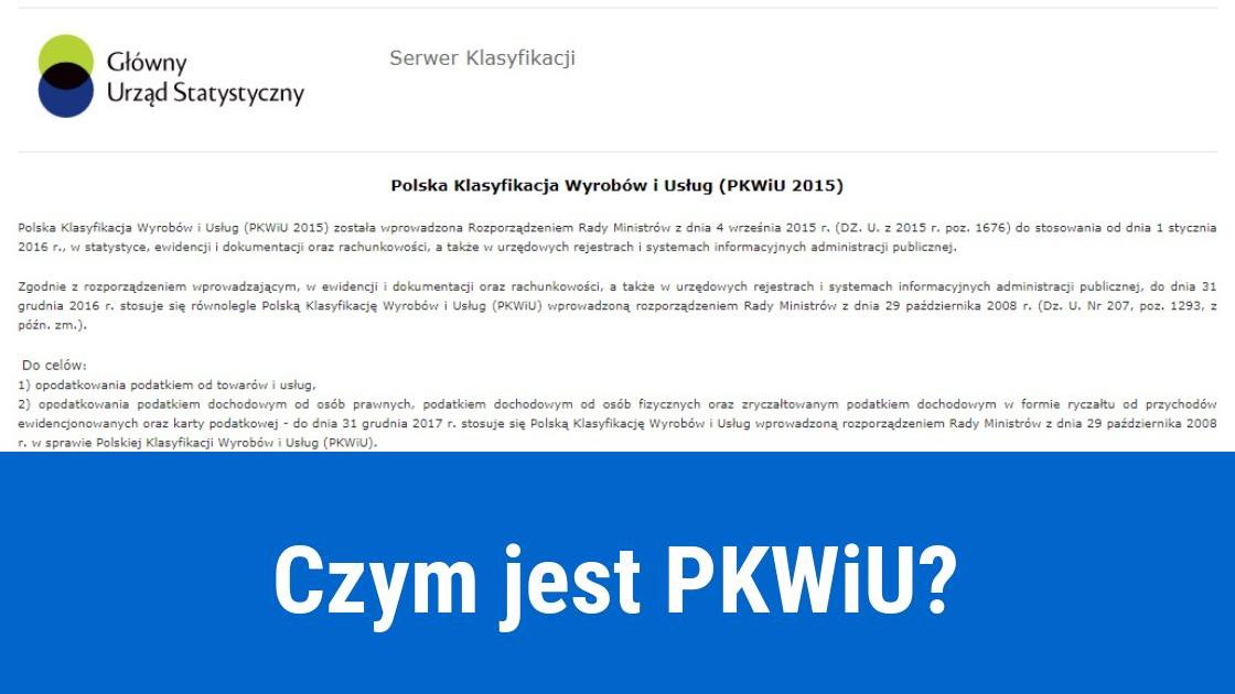 Co to jest PKWiU?