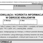 Deklaracja VAT-27 (odwrotne obciążenie)