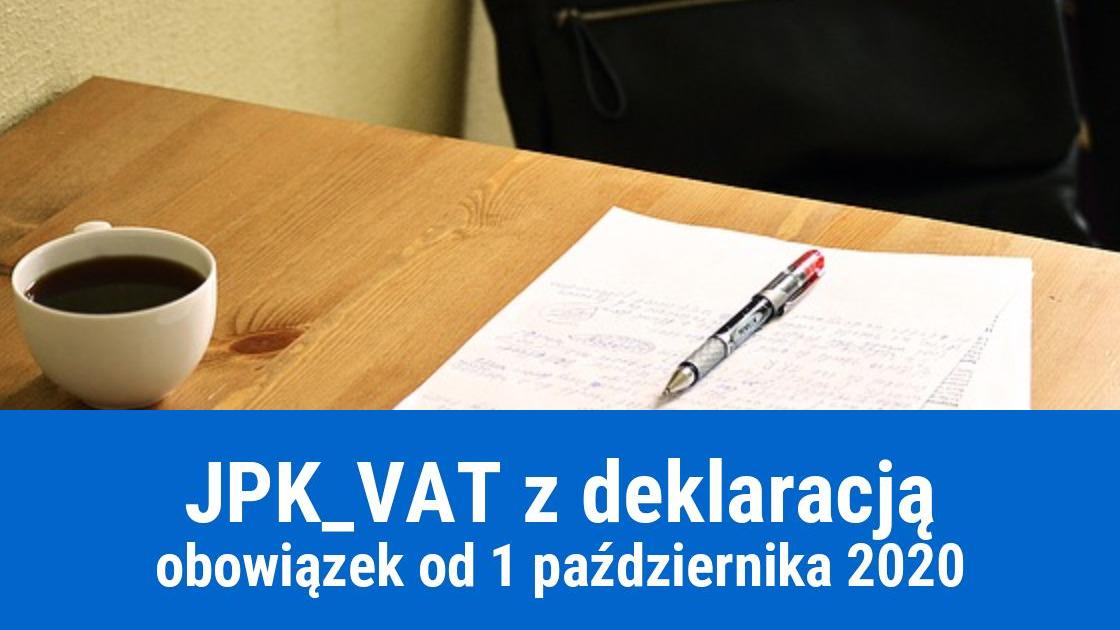 JPK i deklaracje VAT od 1 października