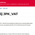 Jak wysłać JPK?