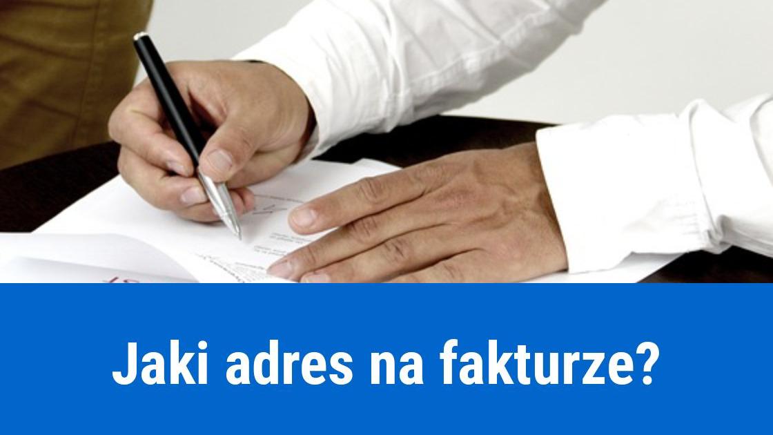 Adres na fakturze