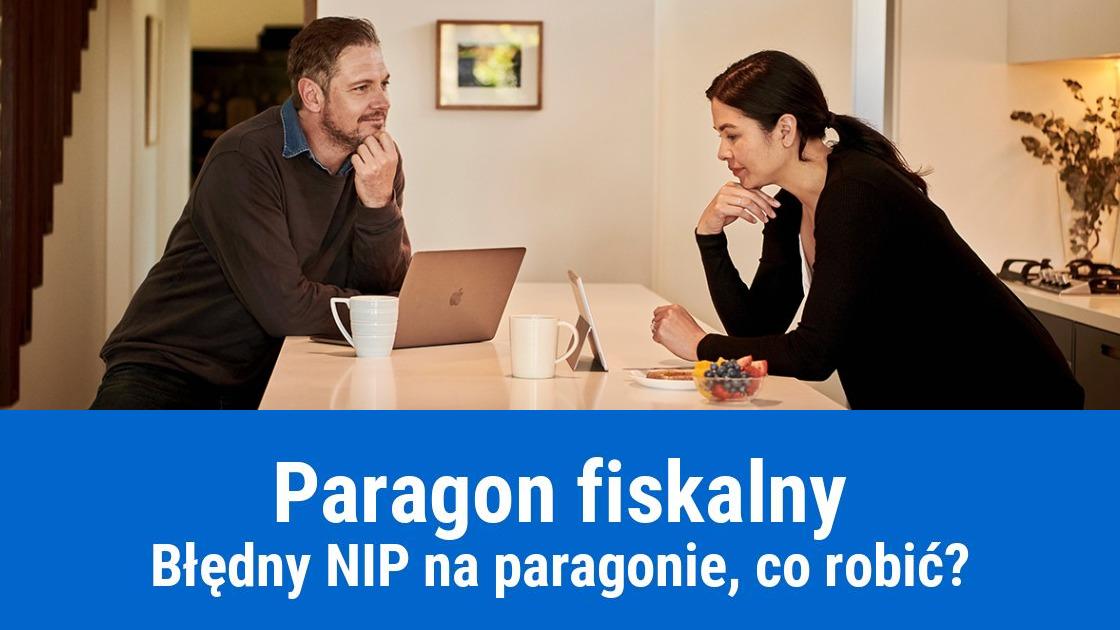 Błąd w NIP na paragonie