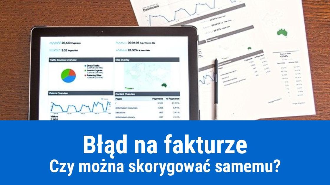 Błąd na fakturze zakupu – korekta samemu