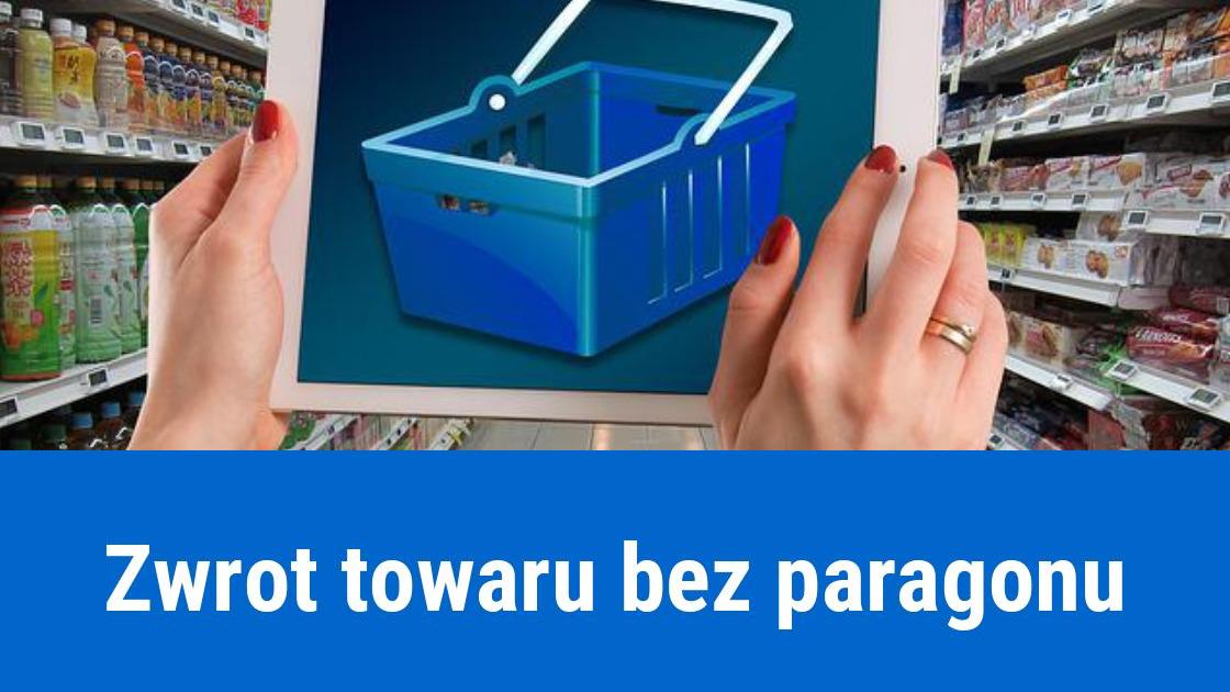 Brak paragonu, a zwrot towaru