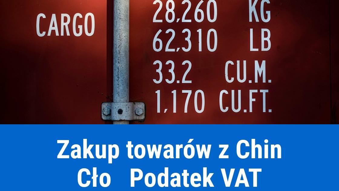 VAT i cło od importu towarów w kosztach firmy