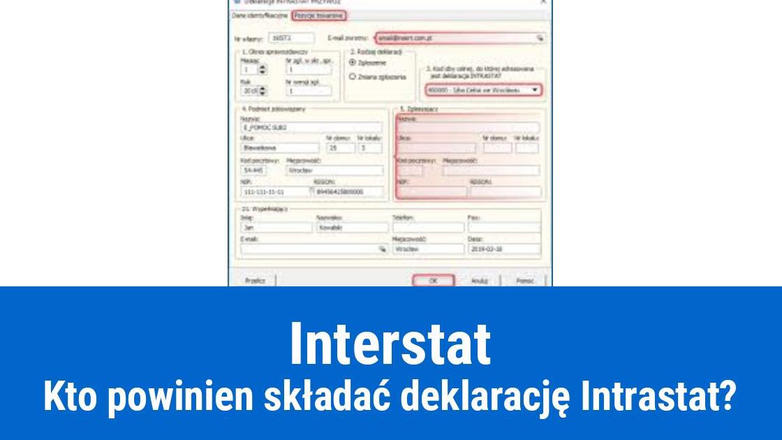 Co to jest Intrastat? Kogo obowiązuje?
