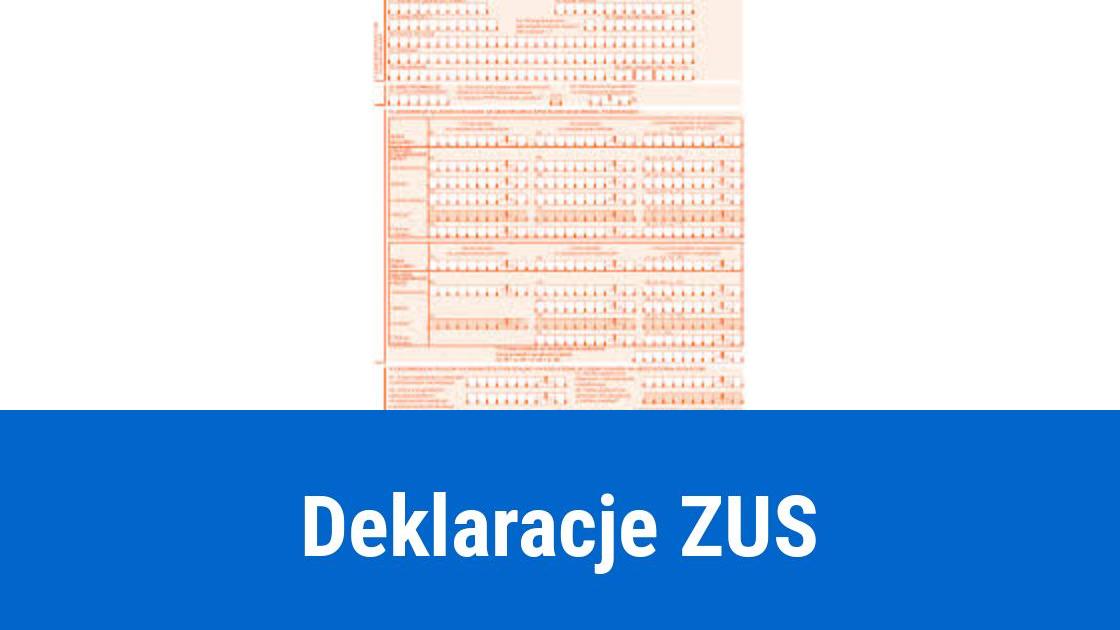 Deklaracje i formularze ZUS