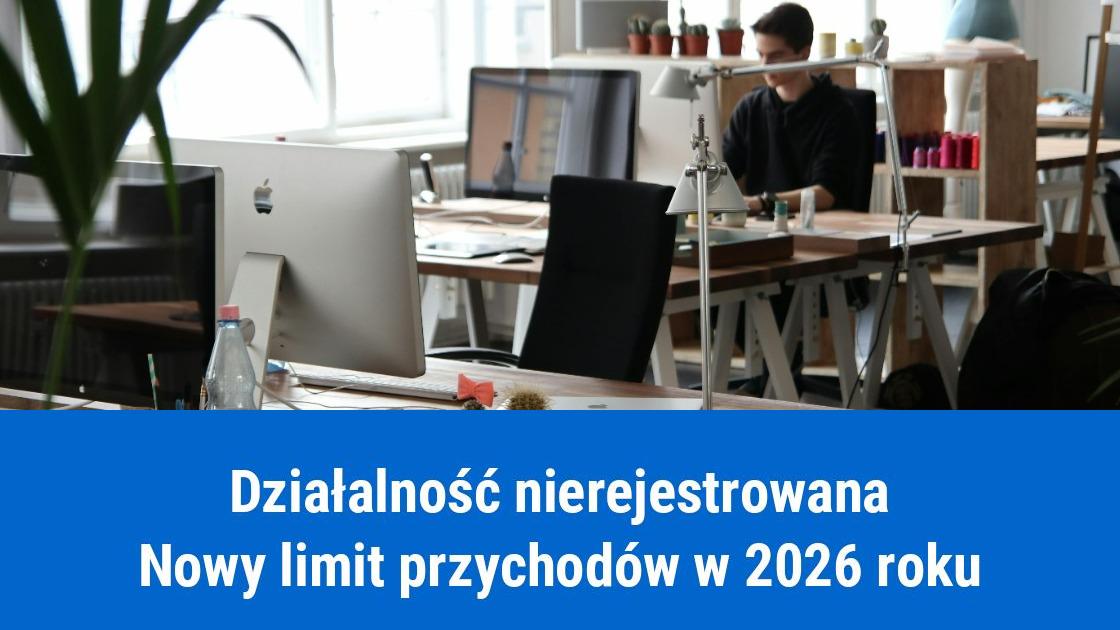 dzialalnosc nierejestrowana nowy limit przychodów