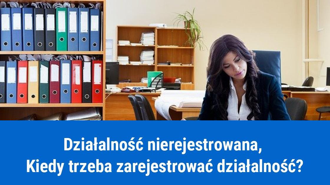 Działalność nierejestrowana, przekroczenie limitu