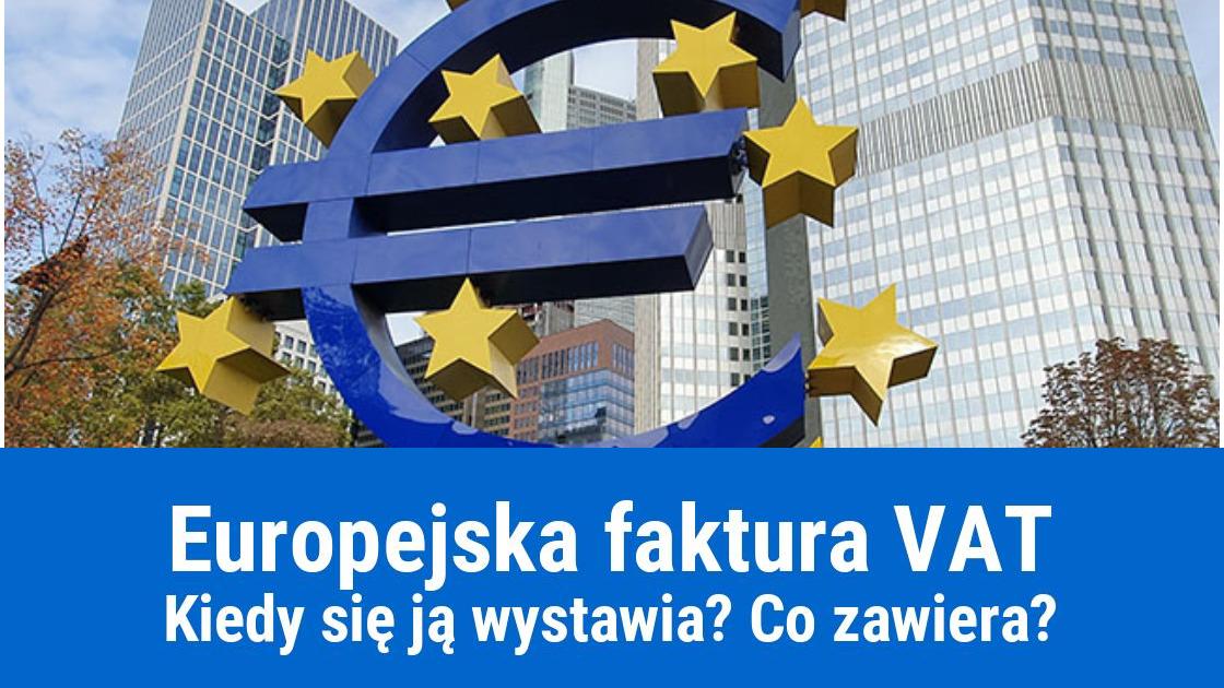 Europejska faktura VAT