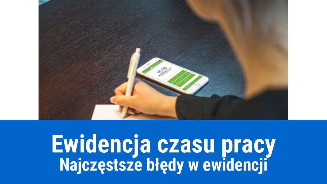 Błędy w ewidencji czasu pracy