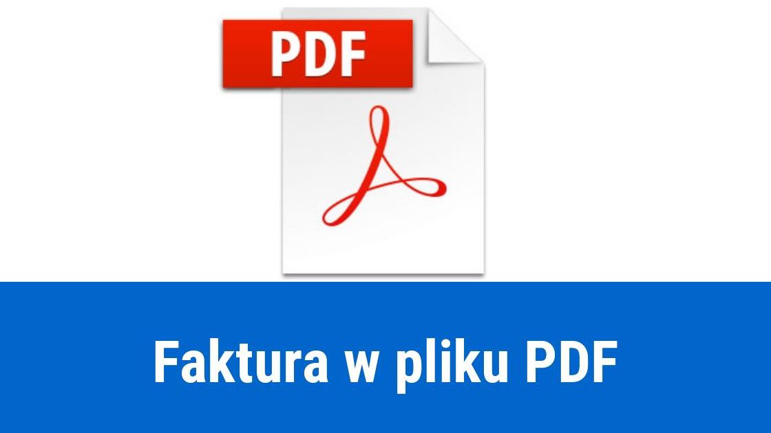 Faktura w PDF bez podpisu