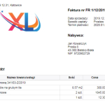 Faktura bez VAT, wzór faktury