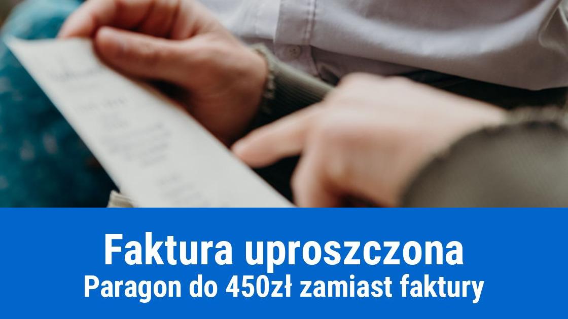 Faktura do 450 zł