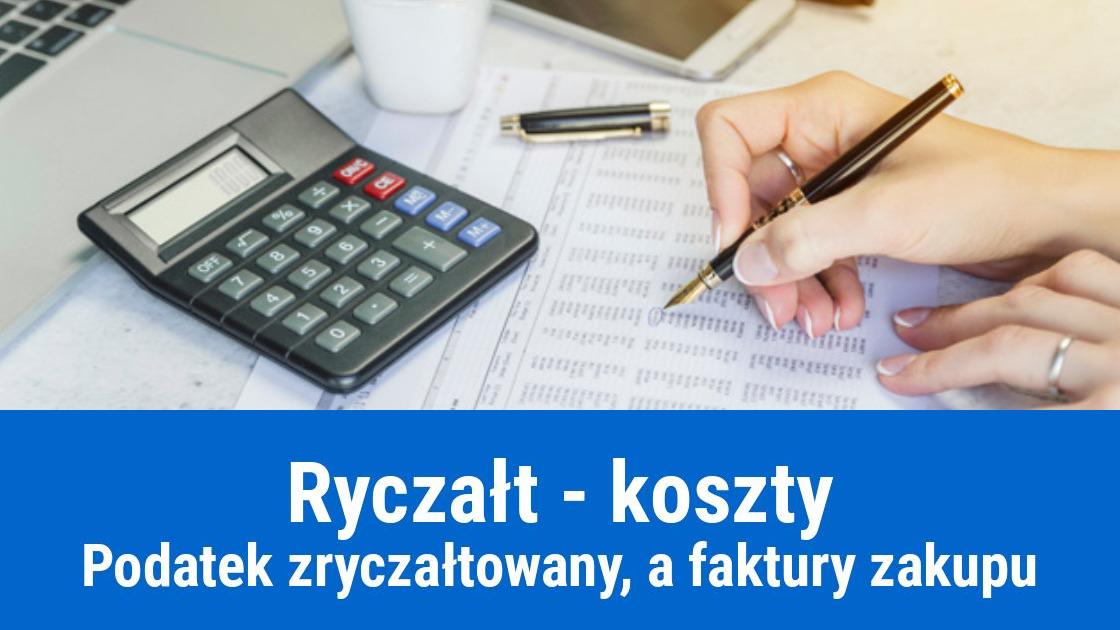 Faktury zakupowe przy ryczałcie