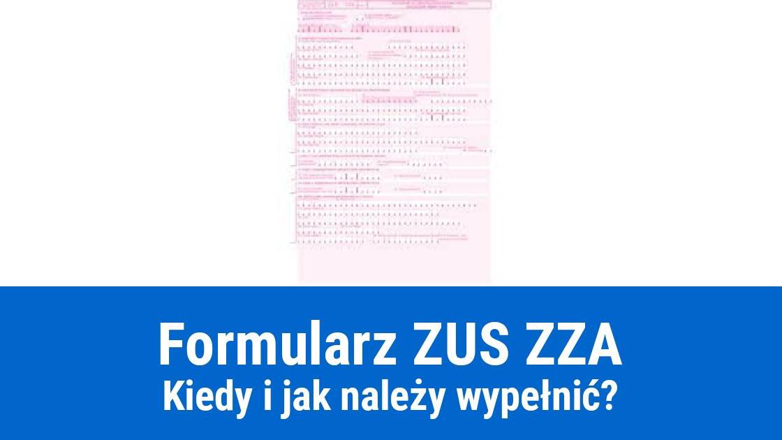 Formularz ZUS ZZA