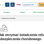 Jak otrzymać świadczenie rehabilitacyjne?