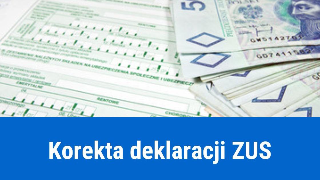 Jak skorygować deklarację ZUS?