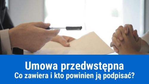 Jak sporządzić umowę przedwstępną?