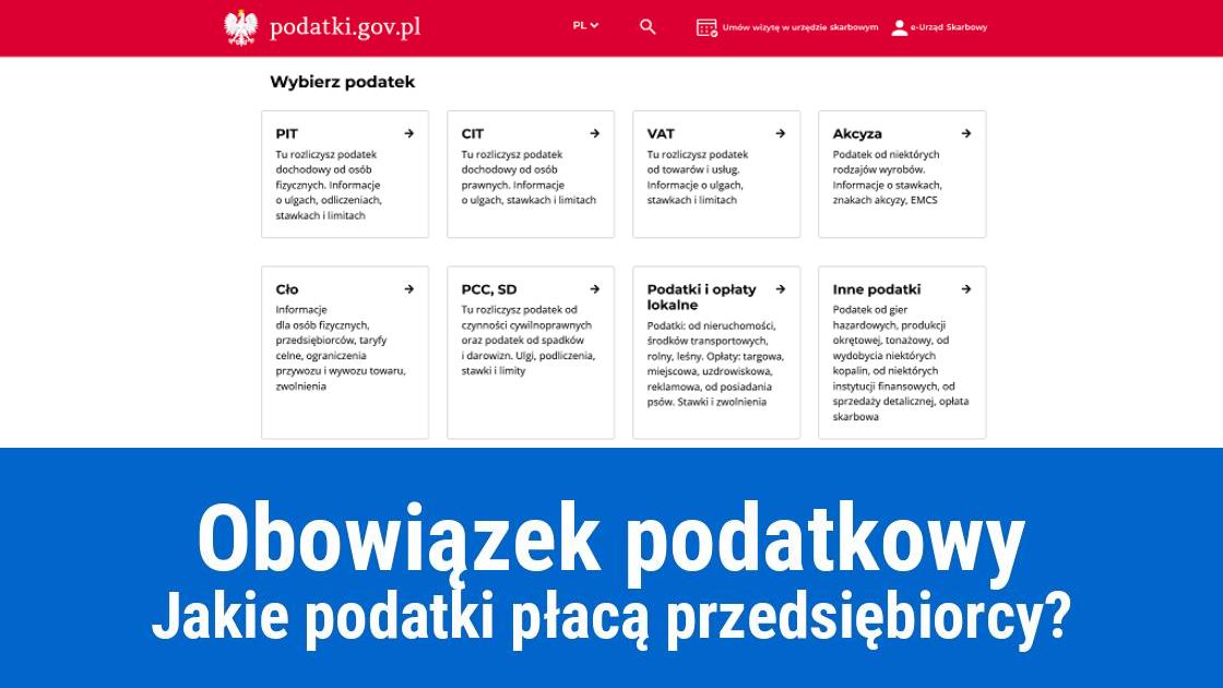 Jakie podatki obowiązują w Polsce?