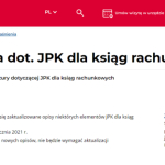 Jednolity Plik Kontrolny JPK-KR dla ksiąg rachunkowych