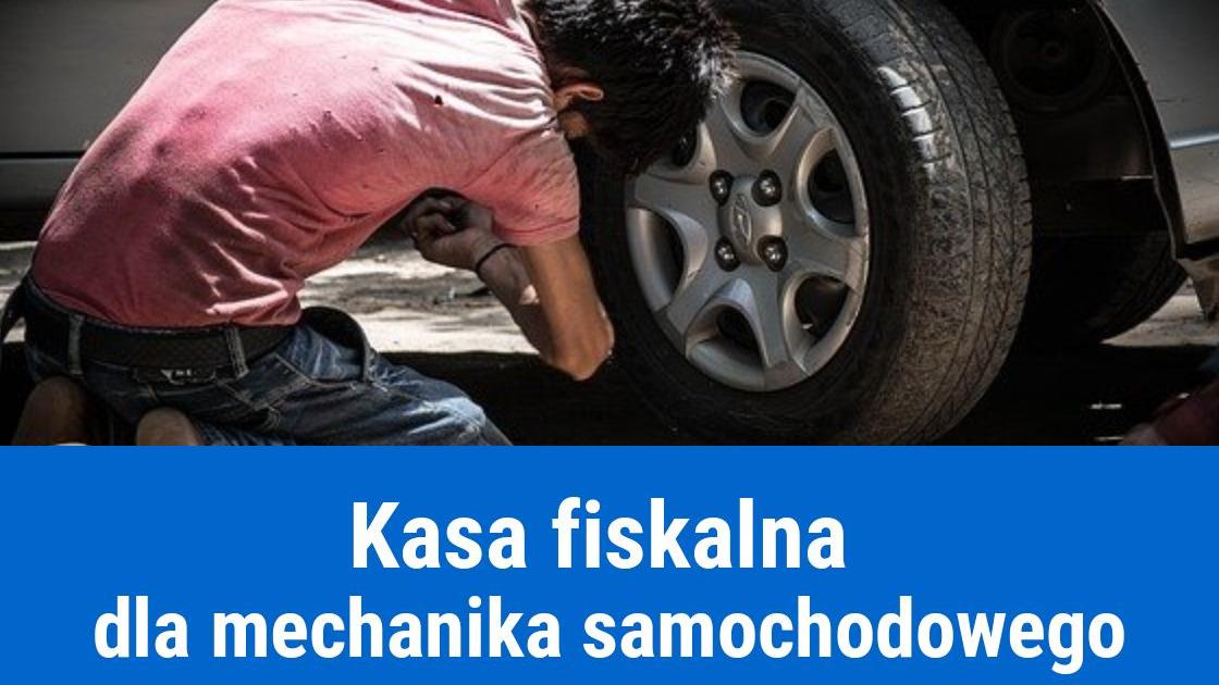 Kasa fiskalna w warsztacie samochodowym