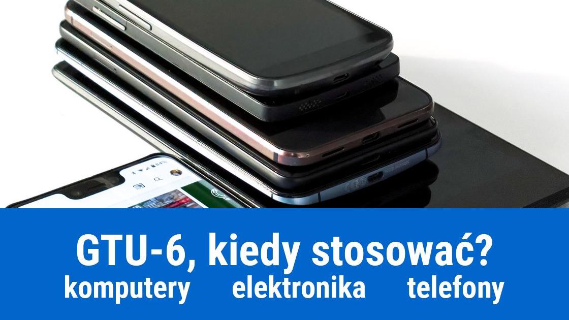 Kod GTU-6 sprzedaż elektroniki