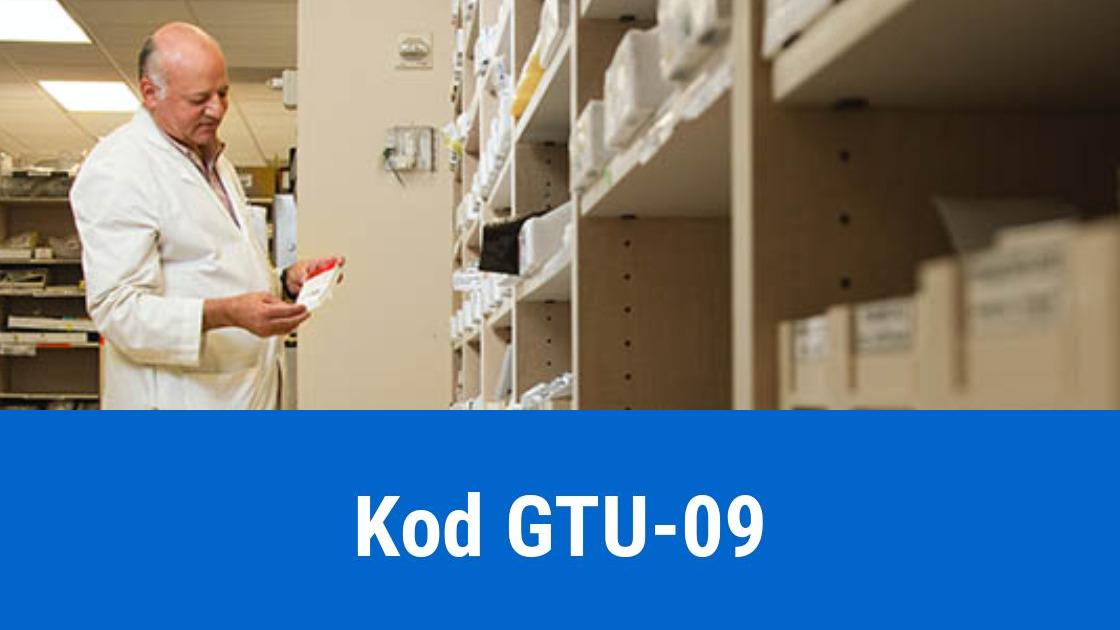 Kod GTU-09 wyroby medyczne i leki
