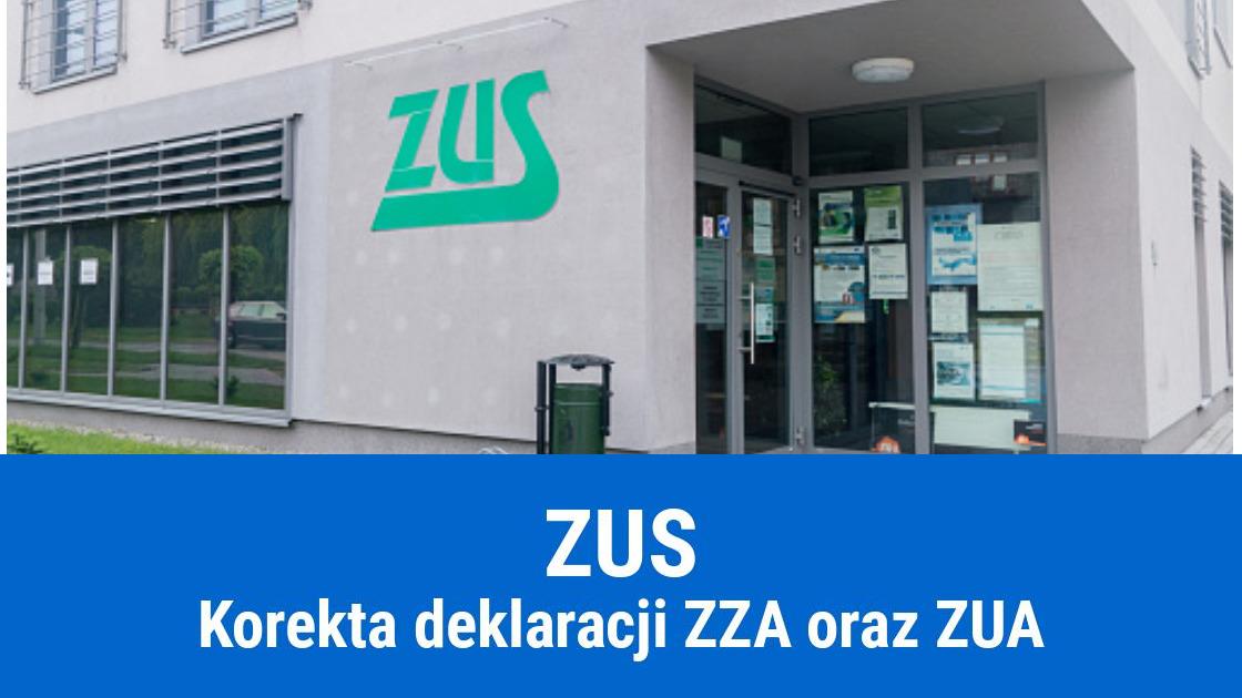 Korekta danych w ZUS (ZUA, ZZA)