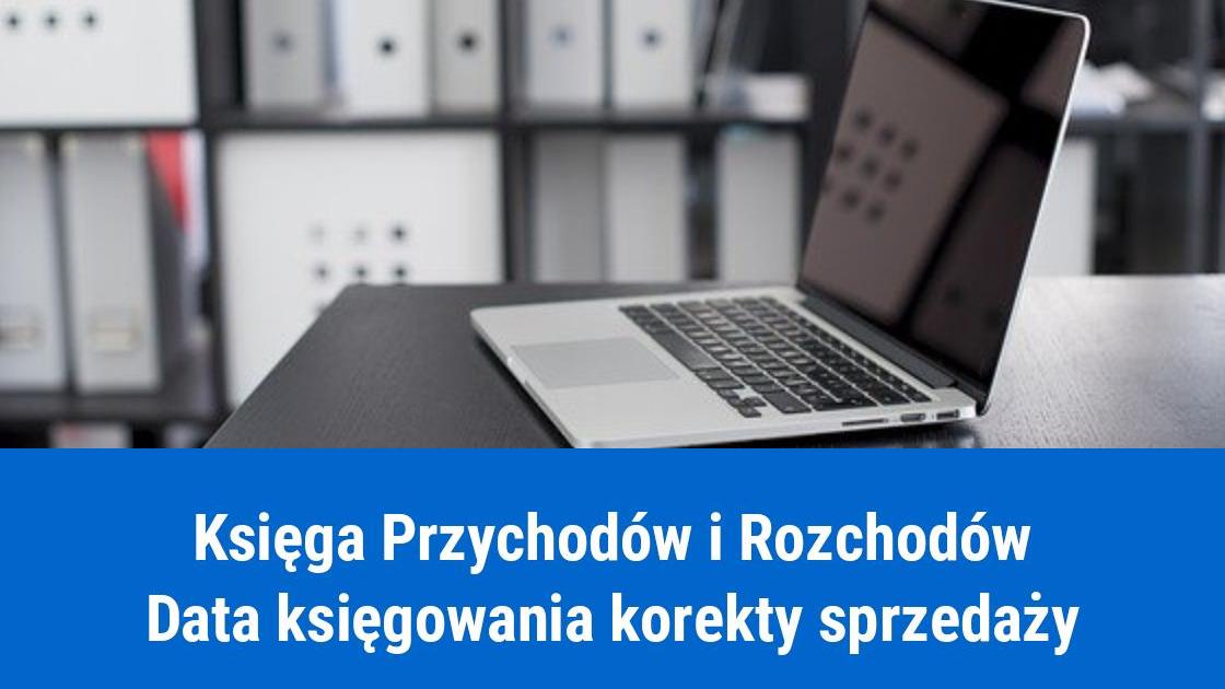 Korekta sprzedaży w KPiR