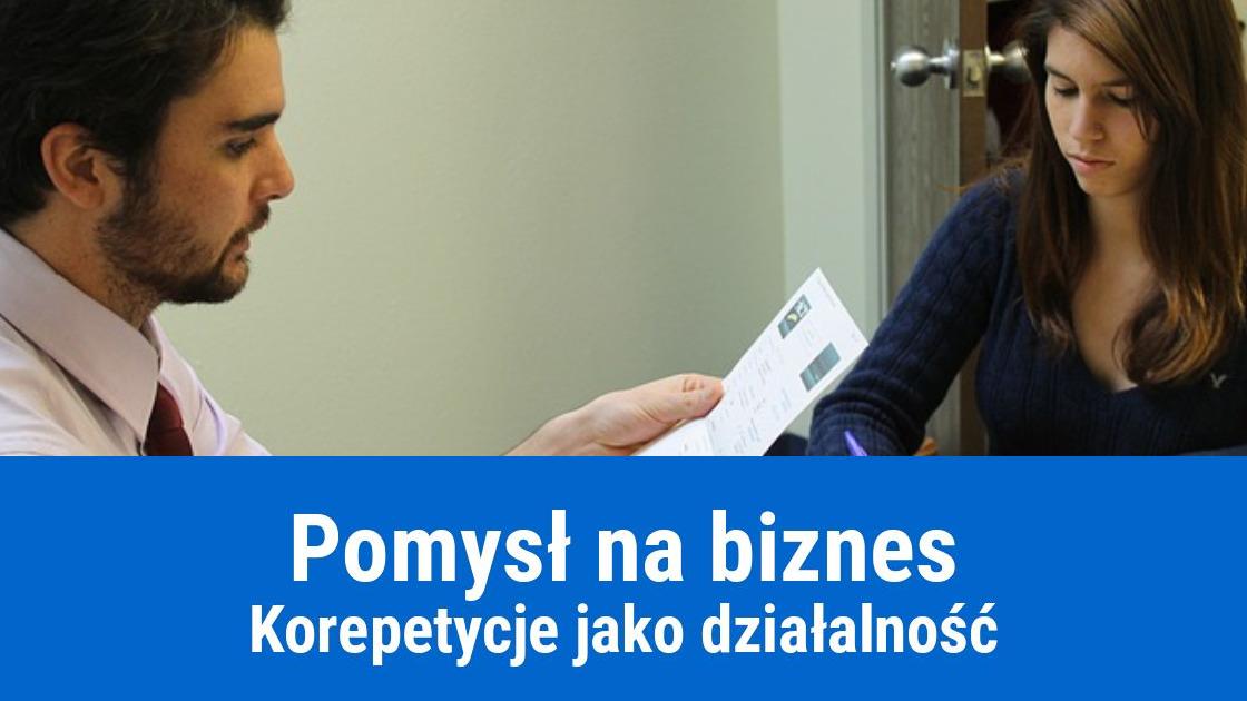 Korepetycje, a działalność gospodarcza