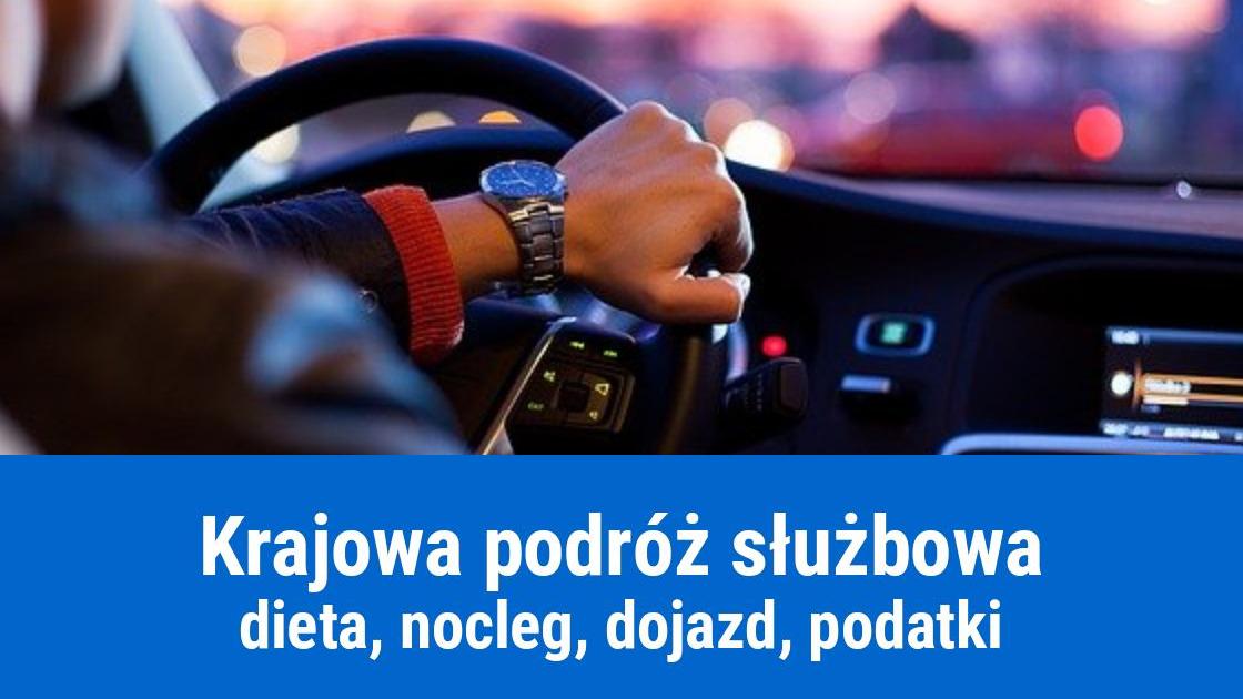 Krajowa podróż służbowa