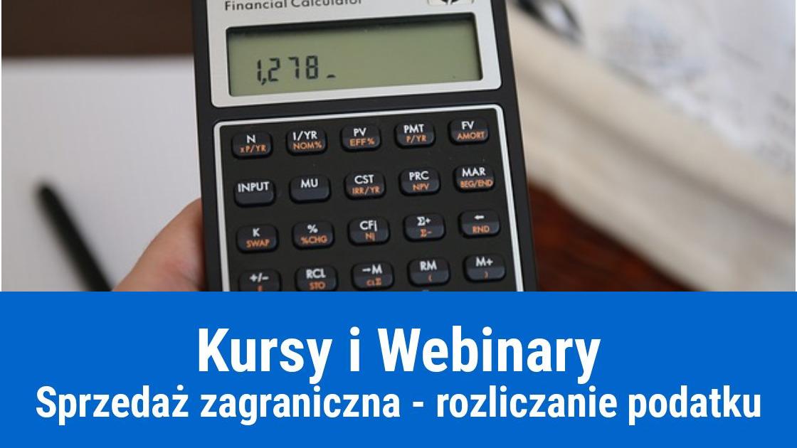 Kursy – sprzedaż za granicę, jak rozliczyć podatek VAT?