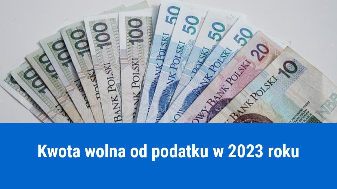 Kwota wolna od podatku 2023