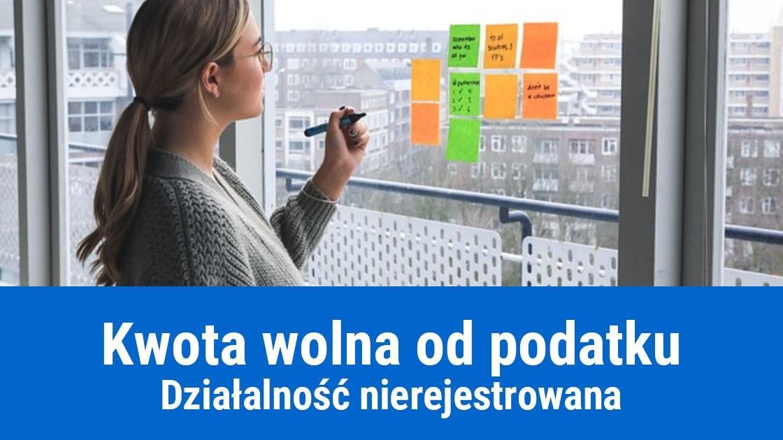 Kwota wolna od podatku w działalności nierejestrowanej