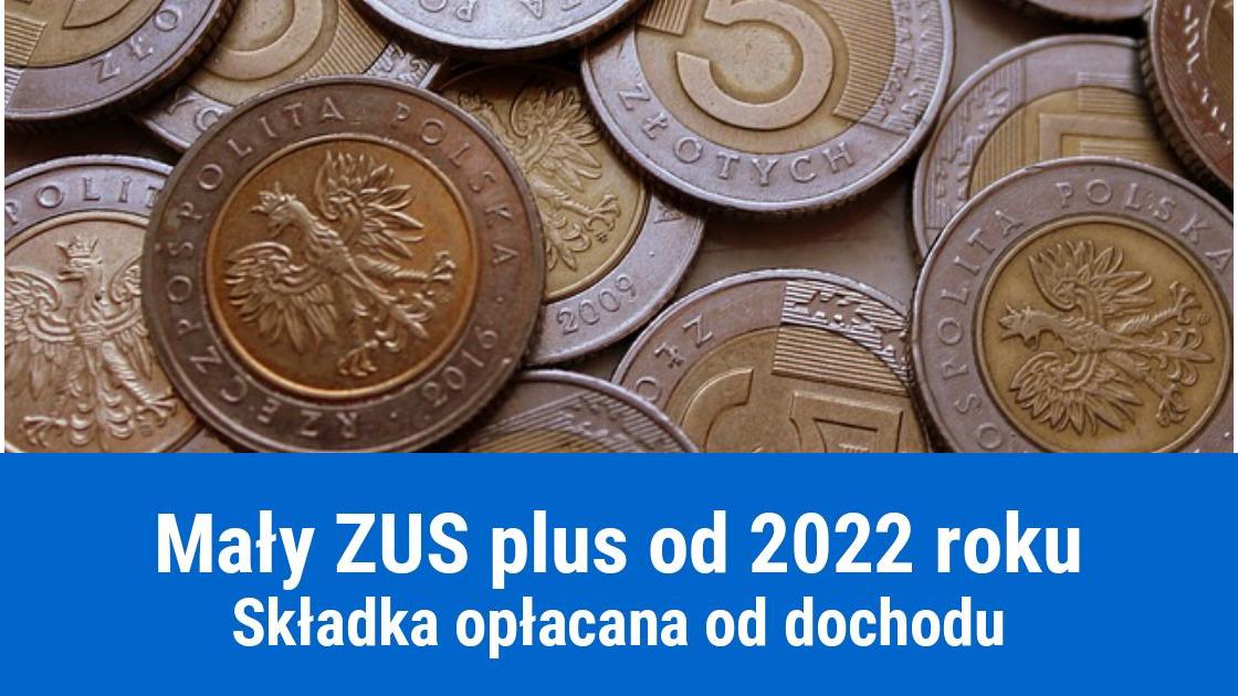 Mały ZUS plus – składki od 2022 roku