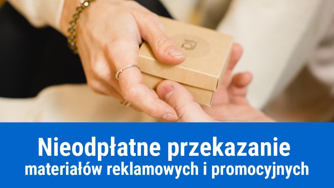 materialy reklamoweprezenty odliczenie vat