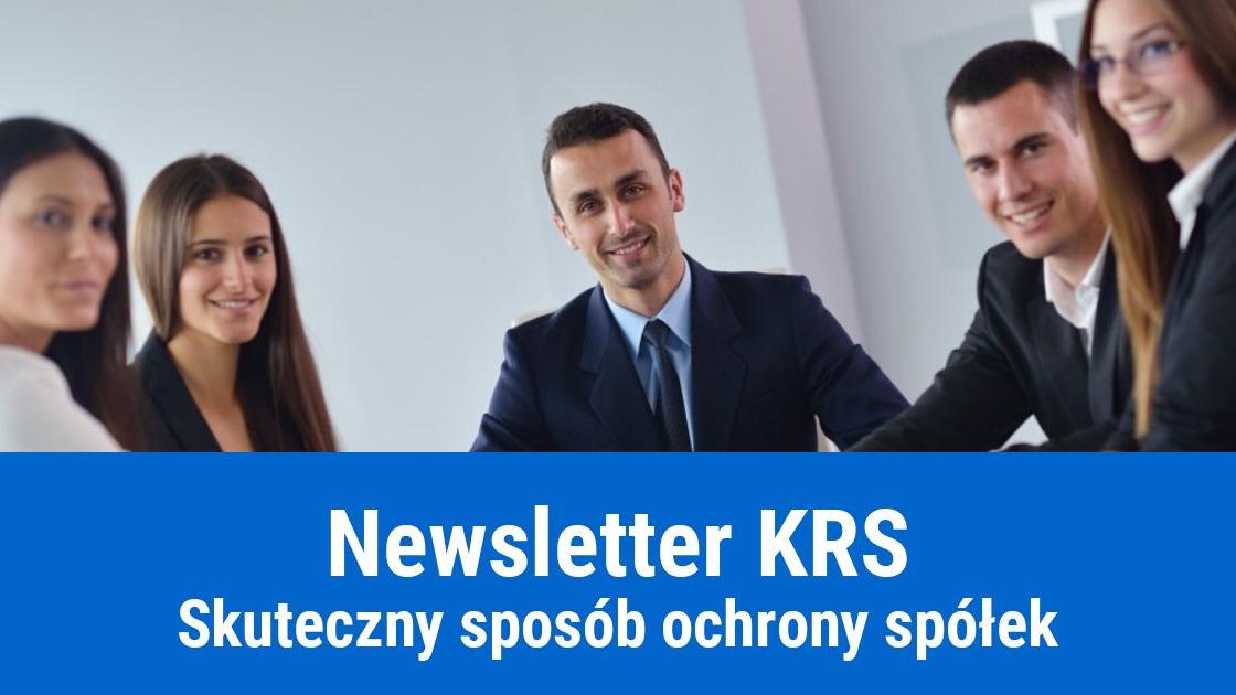 Monitorowanie spółki w KRS, Newsletter KRS