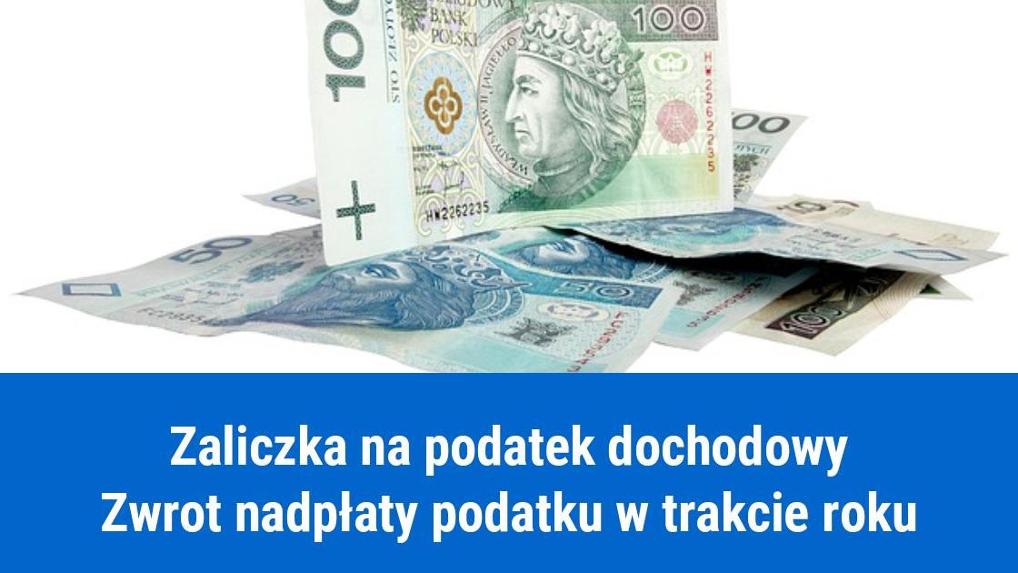 Nadpłata zaliczki na podatek dochodowy