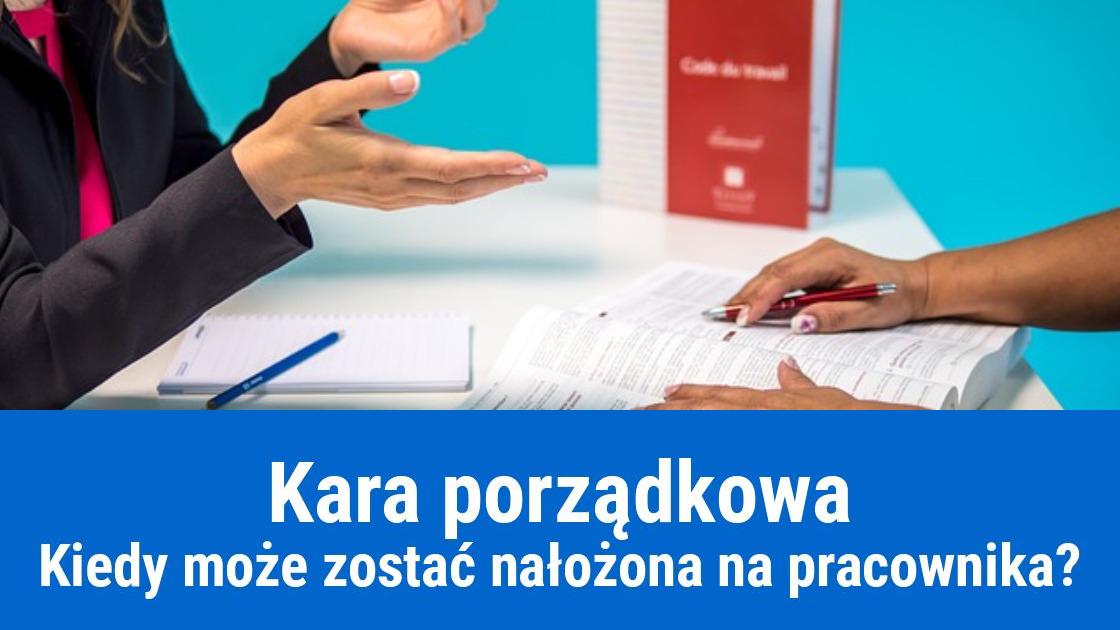 Nakładanie kar porządkowych na pracowników, przepisy i zasady