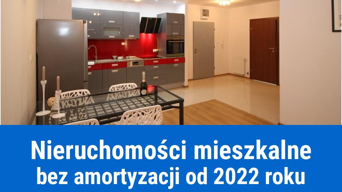 Nieruchomości mieszkalne w firmie od 2022
