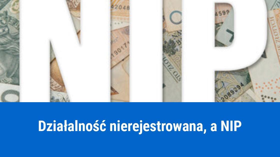 Numer NIP w działalności nierejestrowanej