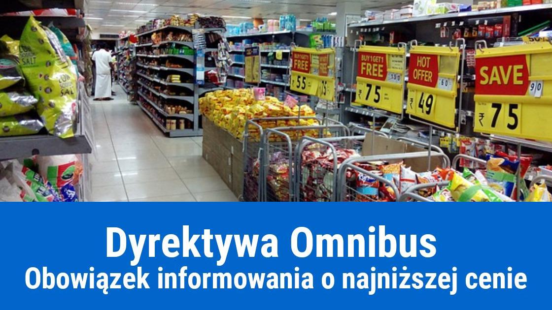 Obowiązek informowania o najniższej cenie w ciągu 30 dni