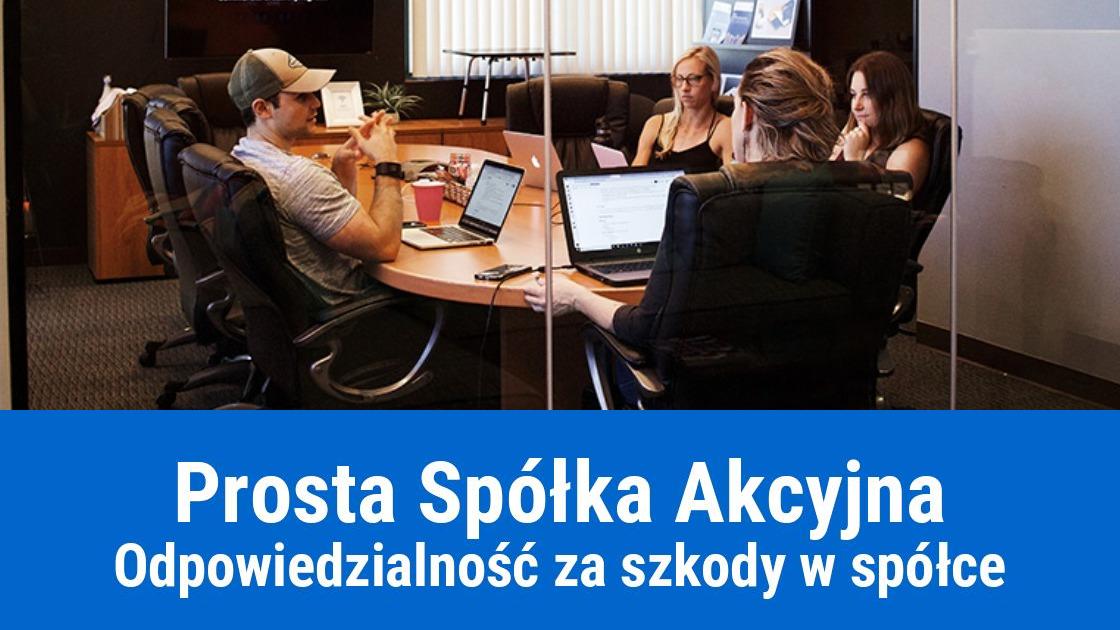 Odpowiedzialność prawna w prostej spółce akcyjnej