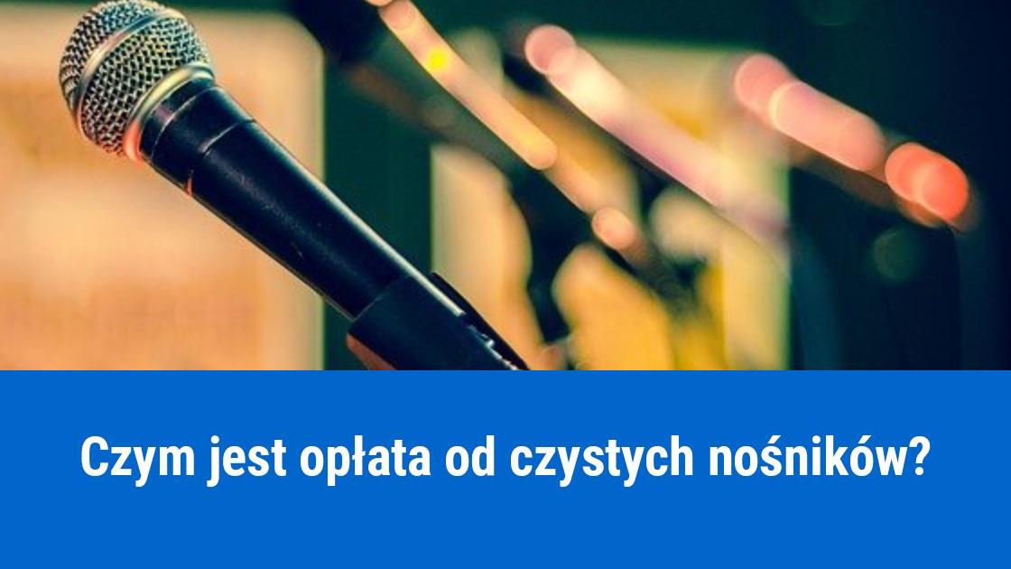 Opłata od czystych nośników