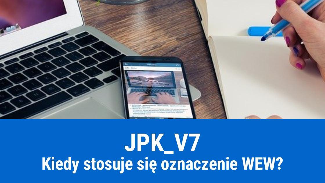 Oznaczenie WEW w JPK_V7