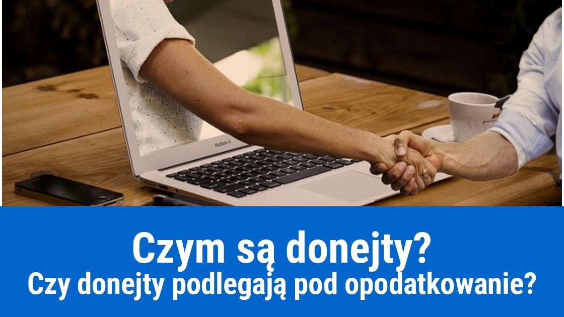 Podatek od donejtów, czyli darowizny online